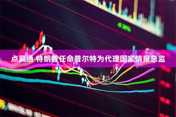 点赢通 特朗普任命普尔特为代理国家情报总监